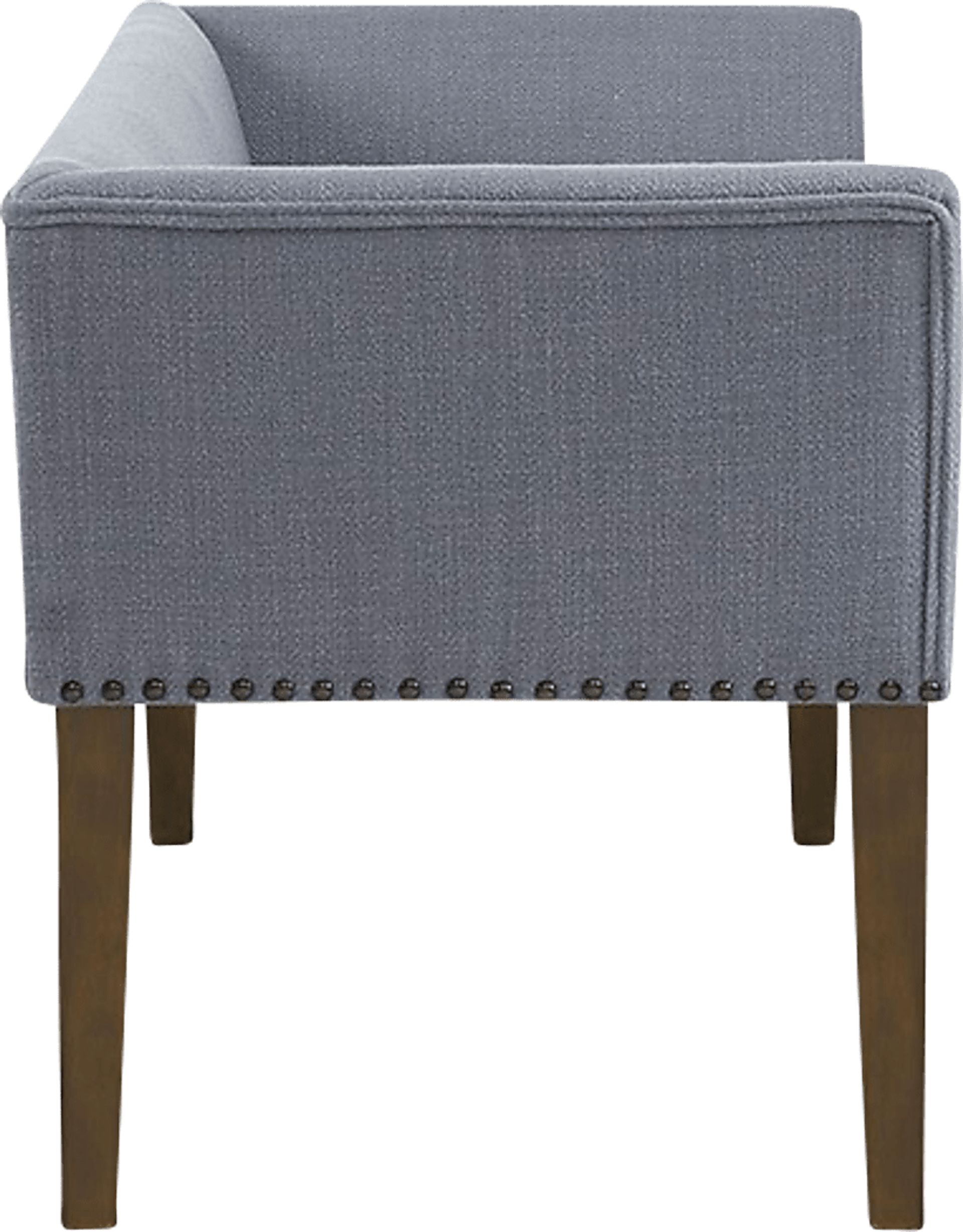 Threepine Blue Accent Bench - Image 4