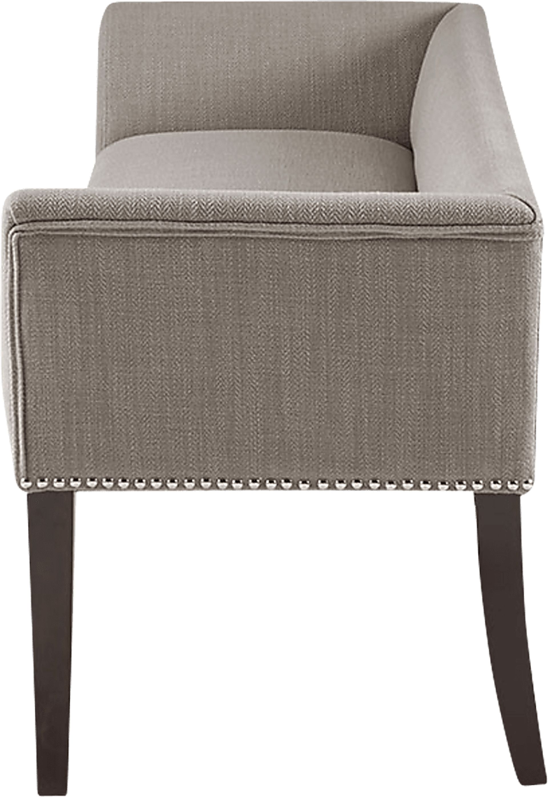 Threepine Gray Accent Bench - Image 2