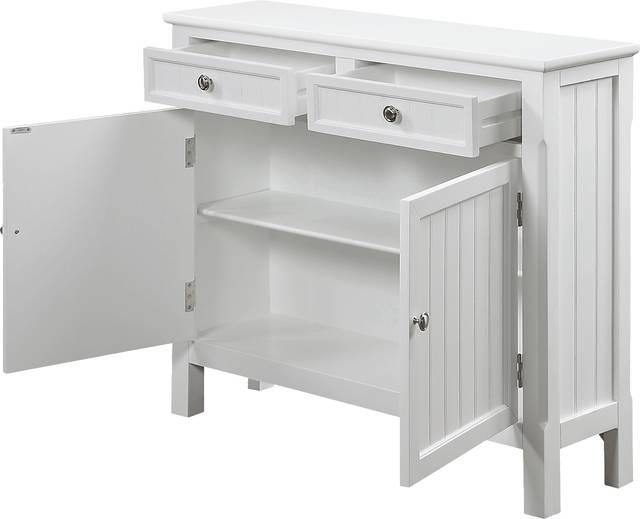 Thronvine White Accent Cabinet - Thumbnail - Image 3