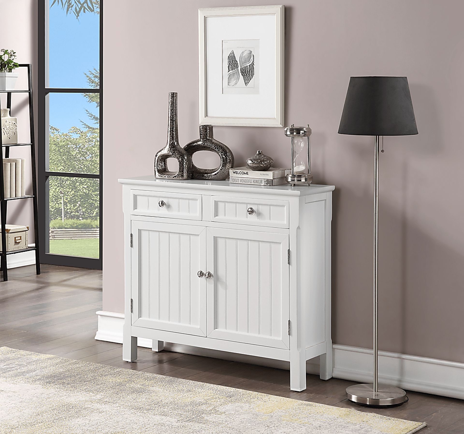 Thronvine White Accent Cabinet - Image 6
