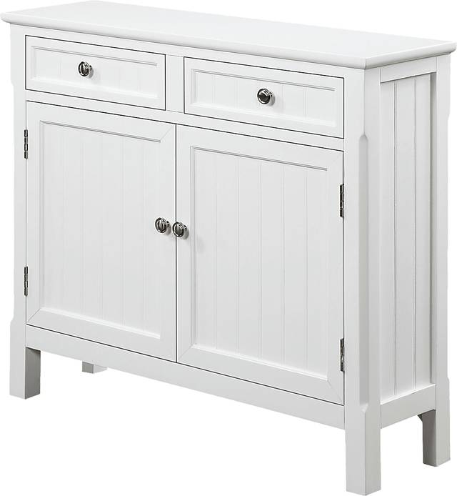 Thronvine White Accent Cabinet - Thumbnail - Image 1