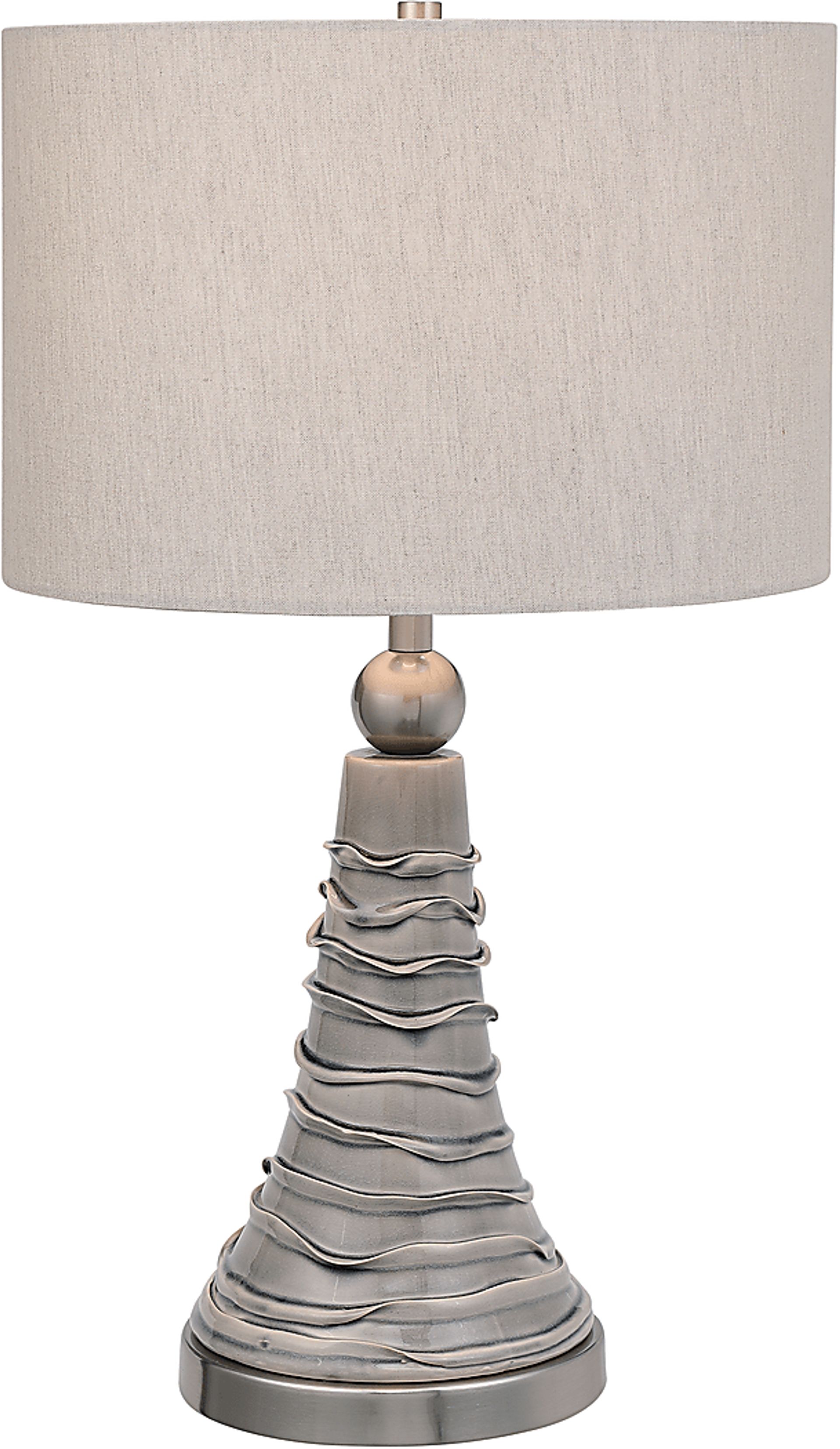 Throop Park Gray Lamp - Image 2