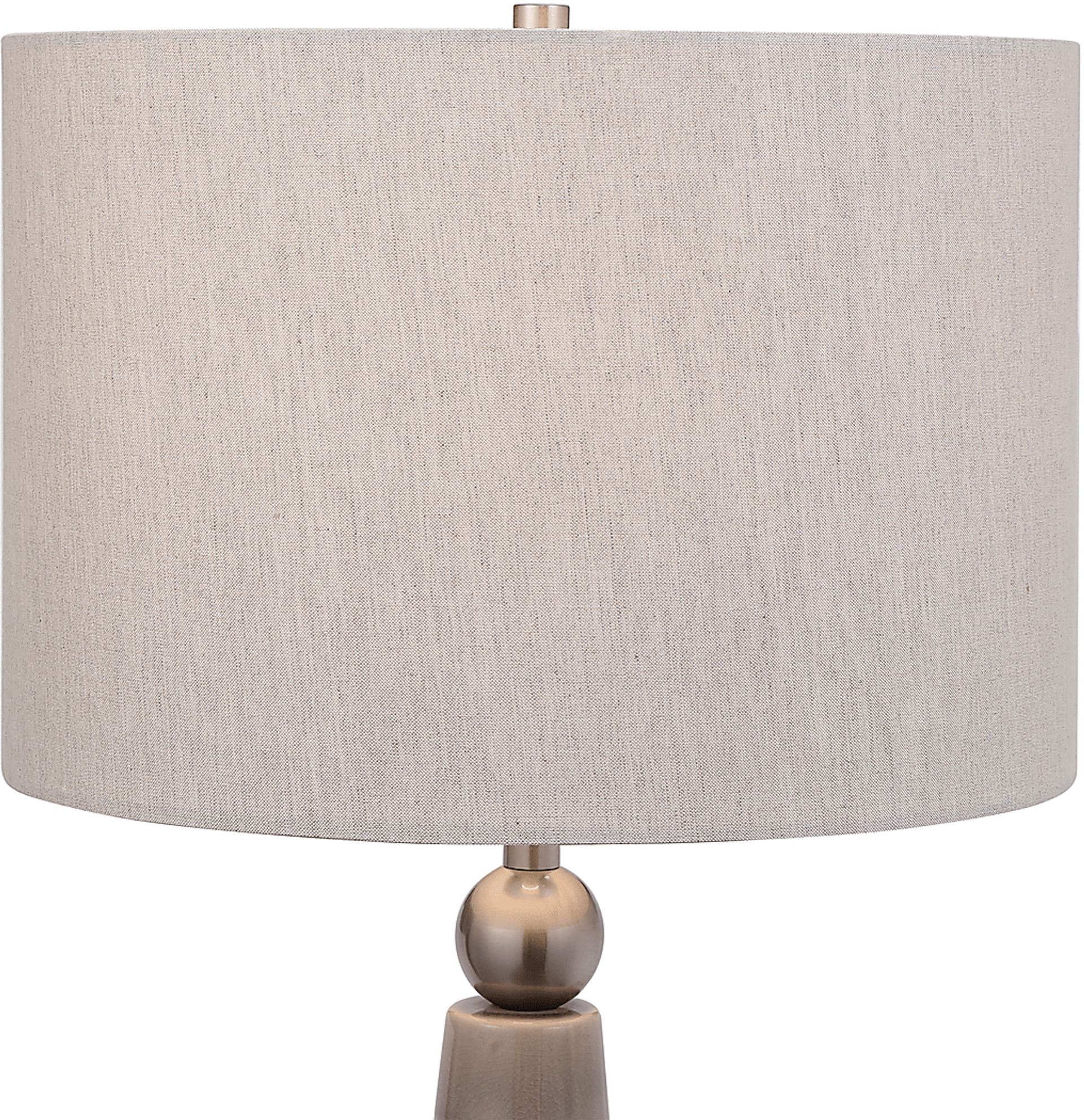 Throop Park Gray Lamp - Image 4