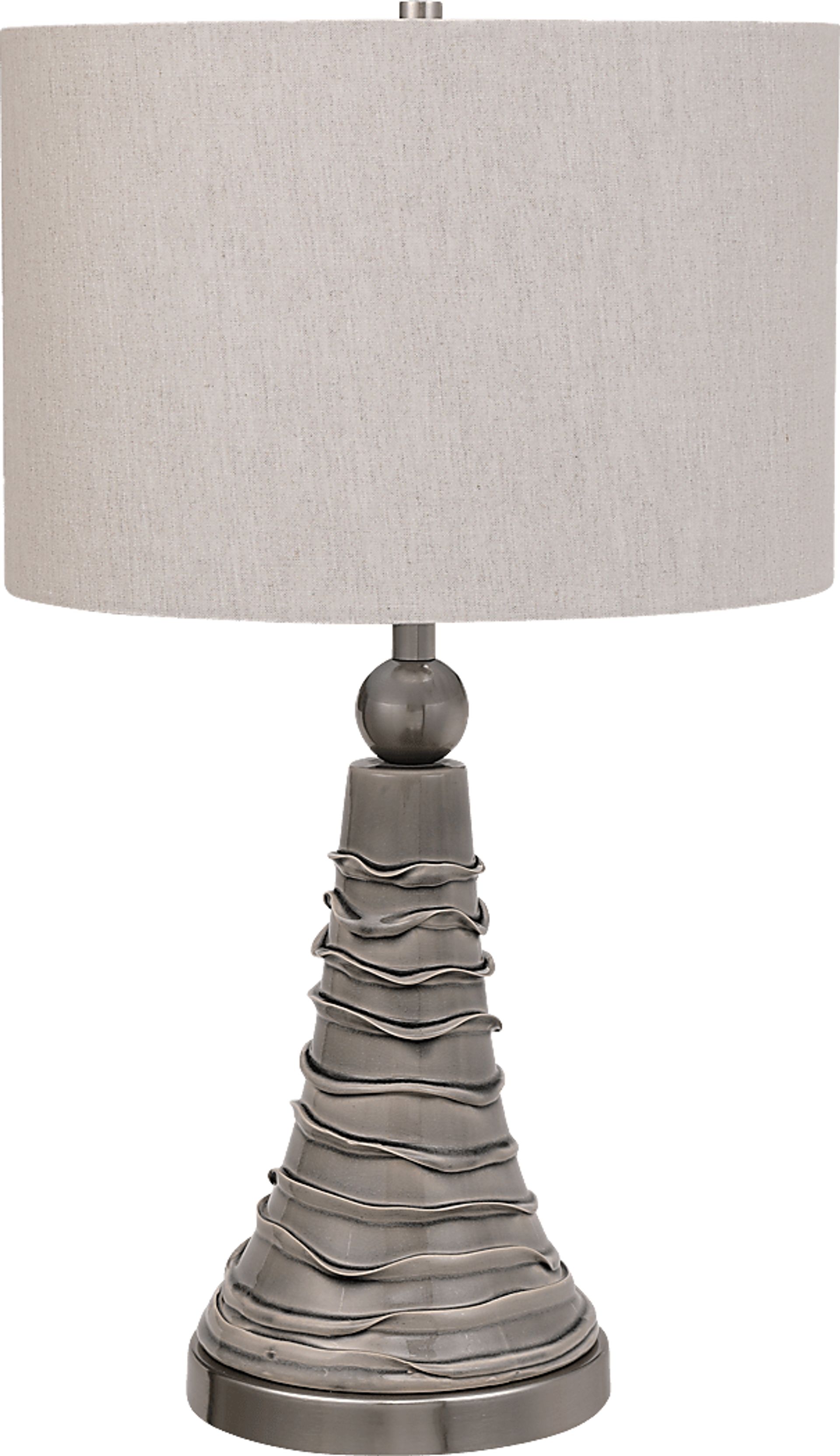 Throop Park Gray Lamp - Image 1