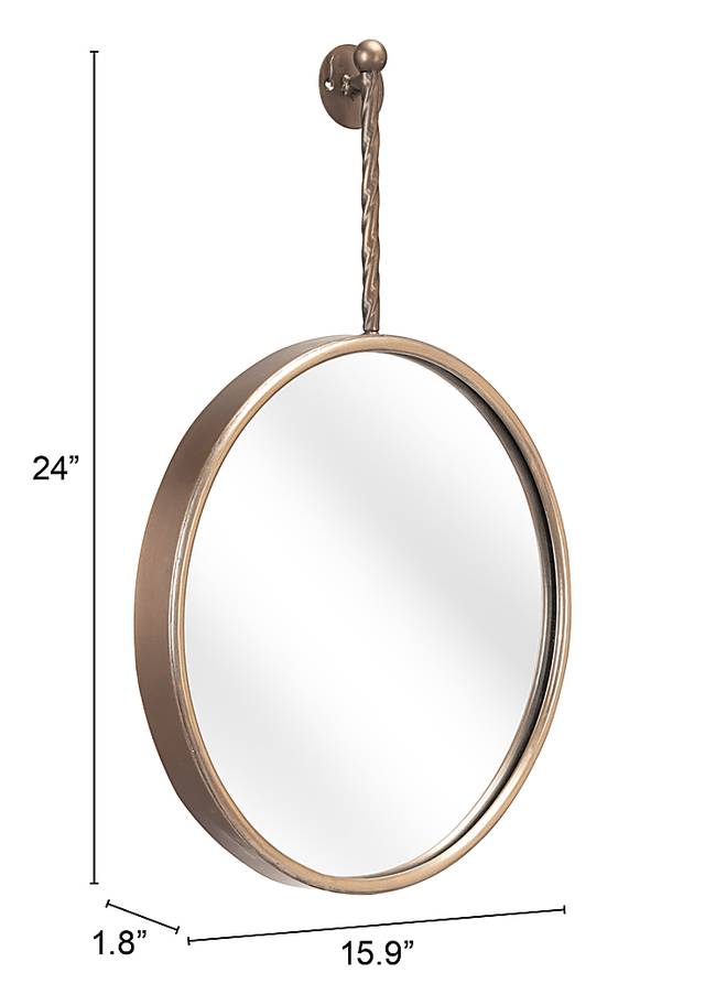 Throwney Gold Mirror - Thumbnail - Image 5