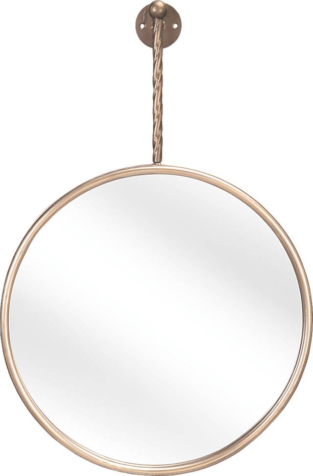Throwney Gold Mirror - Thumbnail - Image 1