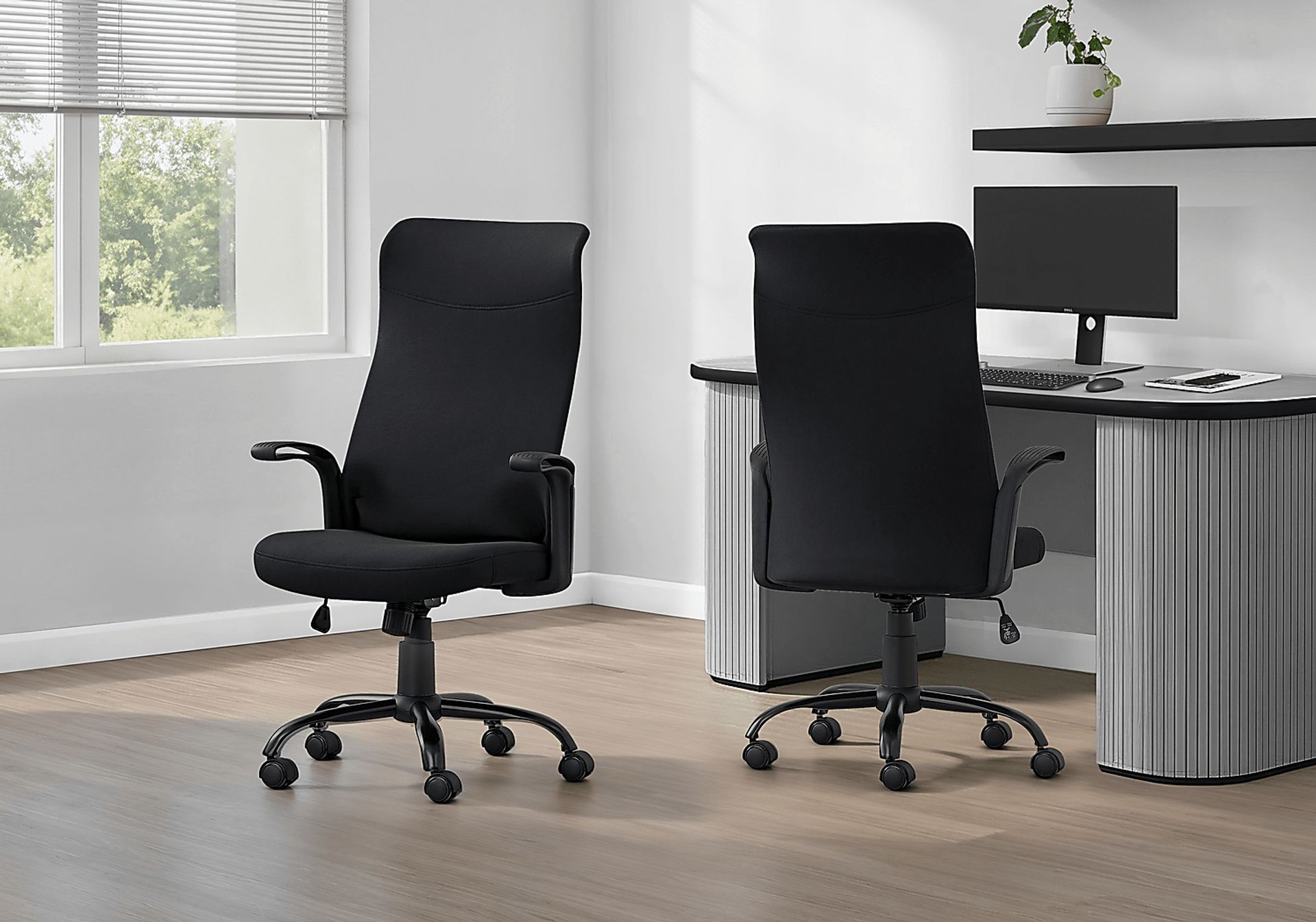 Thundershade Black Desk Chair - Image 2
