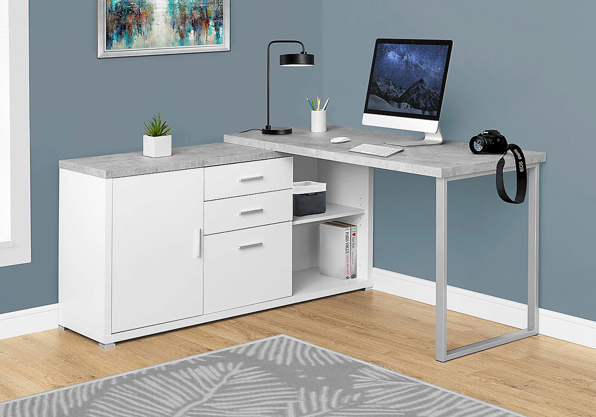 Thurman White Desk