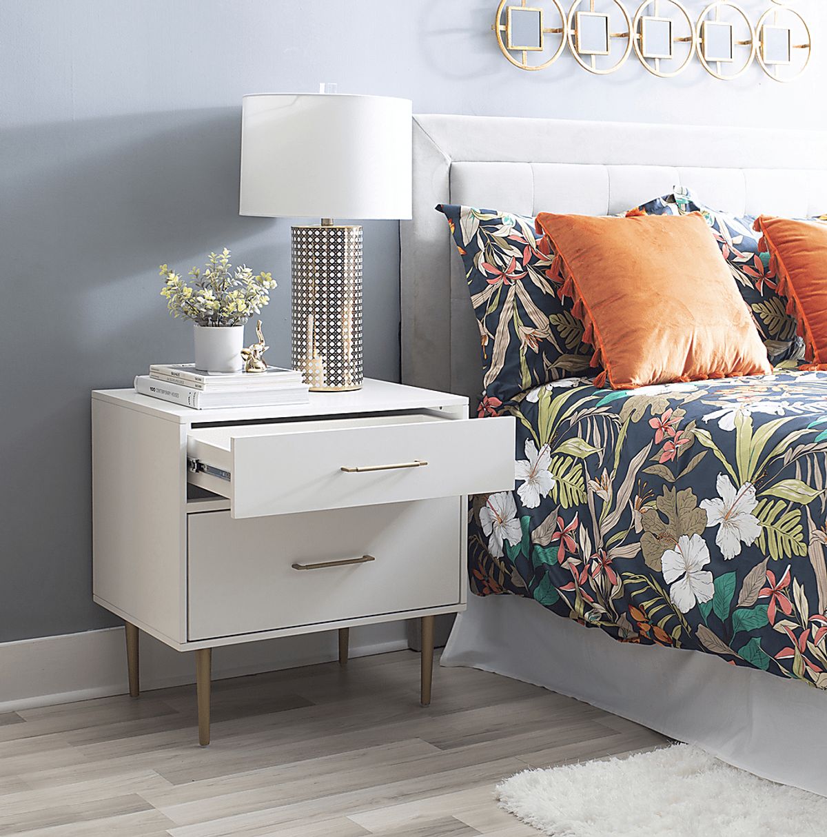 Thyson White Colors,White Nightstands | Rooms to Go