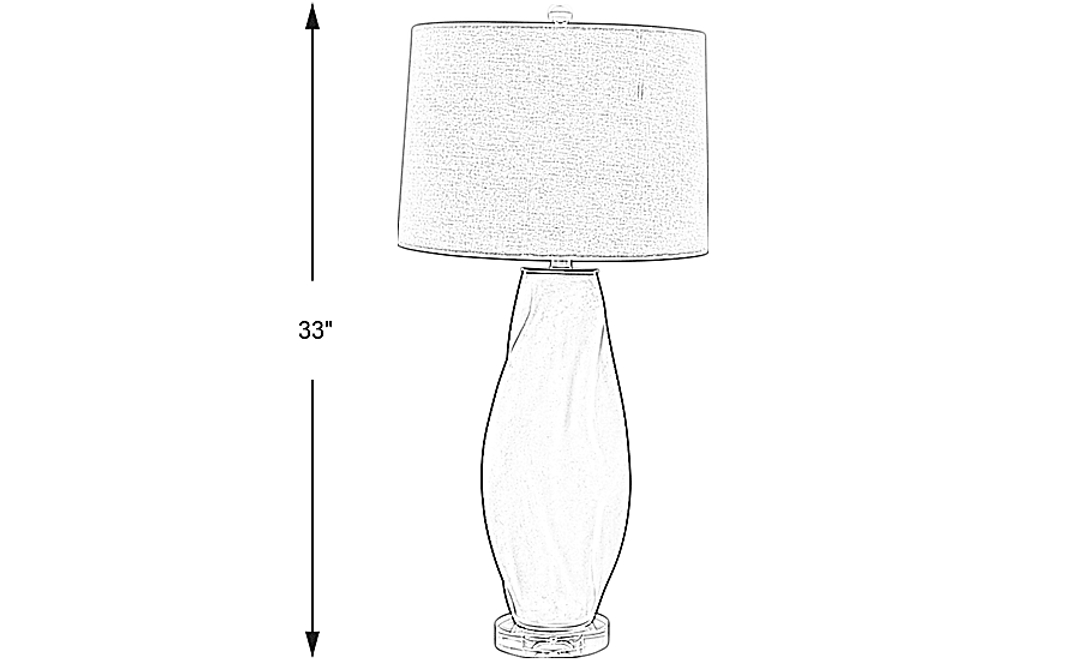 Tibby Blue Lamp
