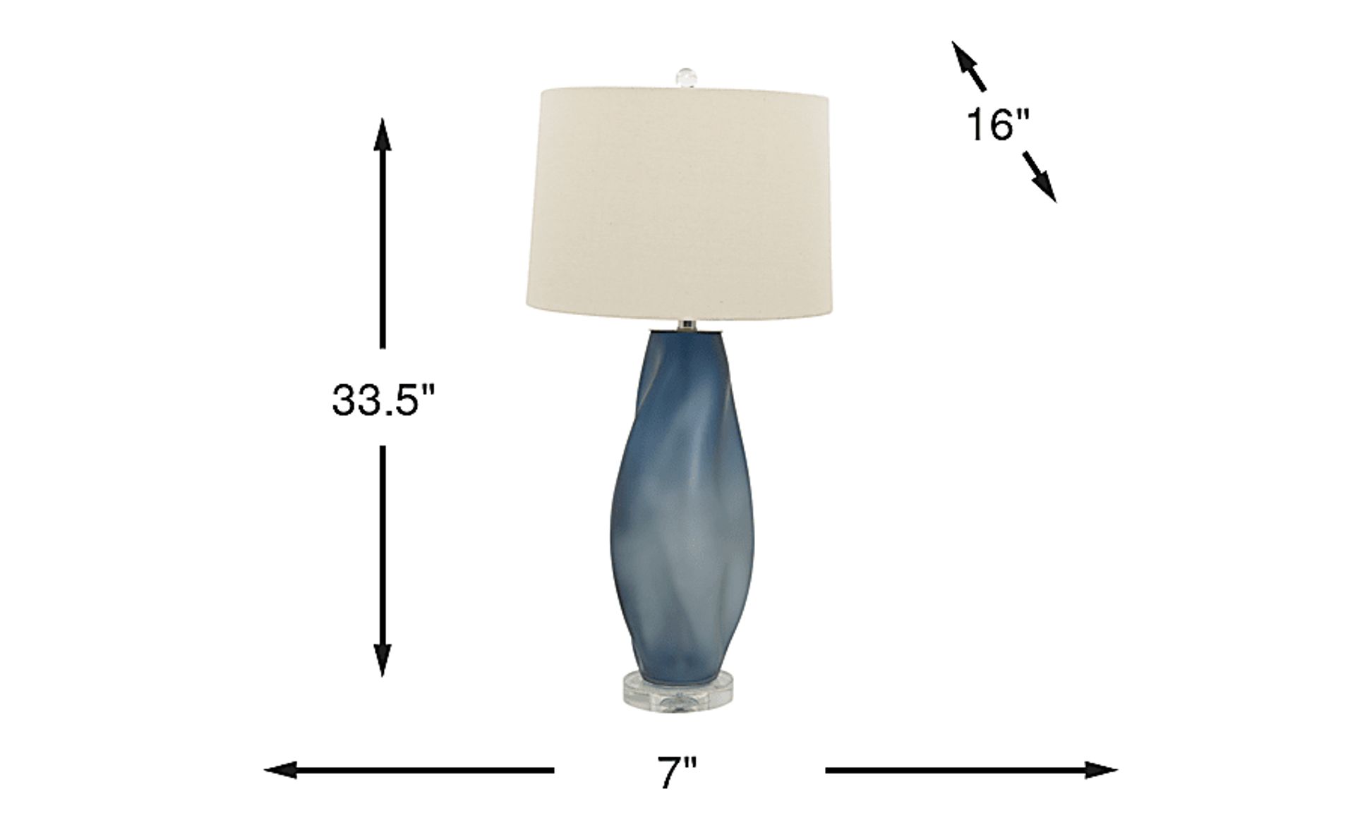 Dimension Image. Please refer to the Dimension Tab on this page for dimension details.