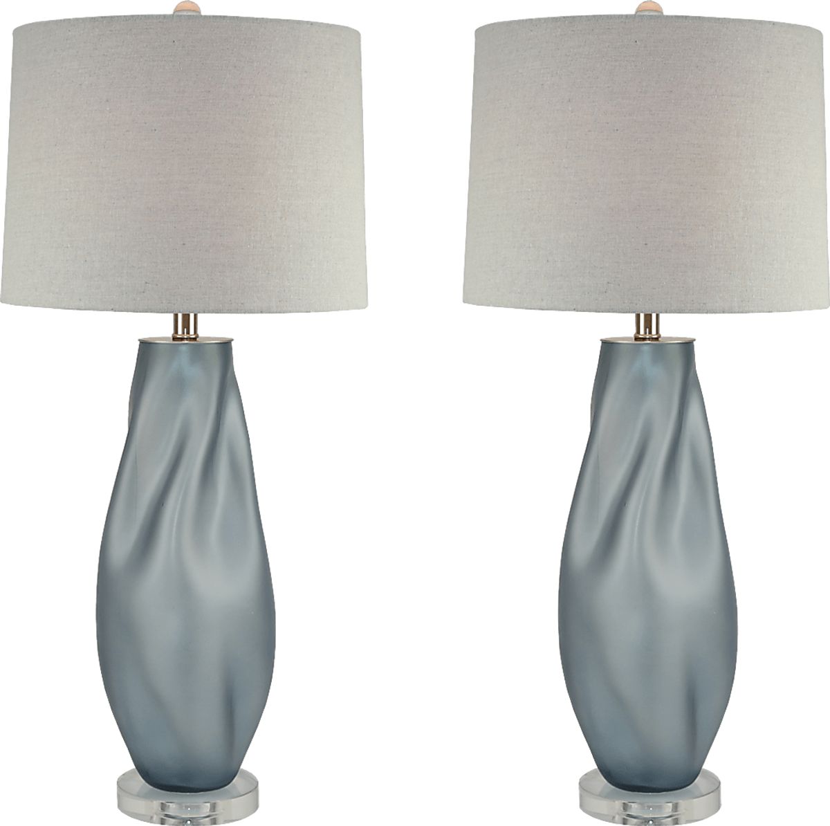 Tibby Lane 2 Pc Blue Colors Table Lamps Rooms to Go