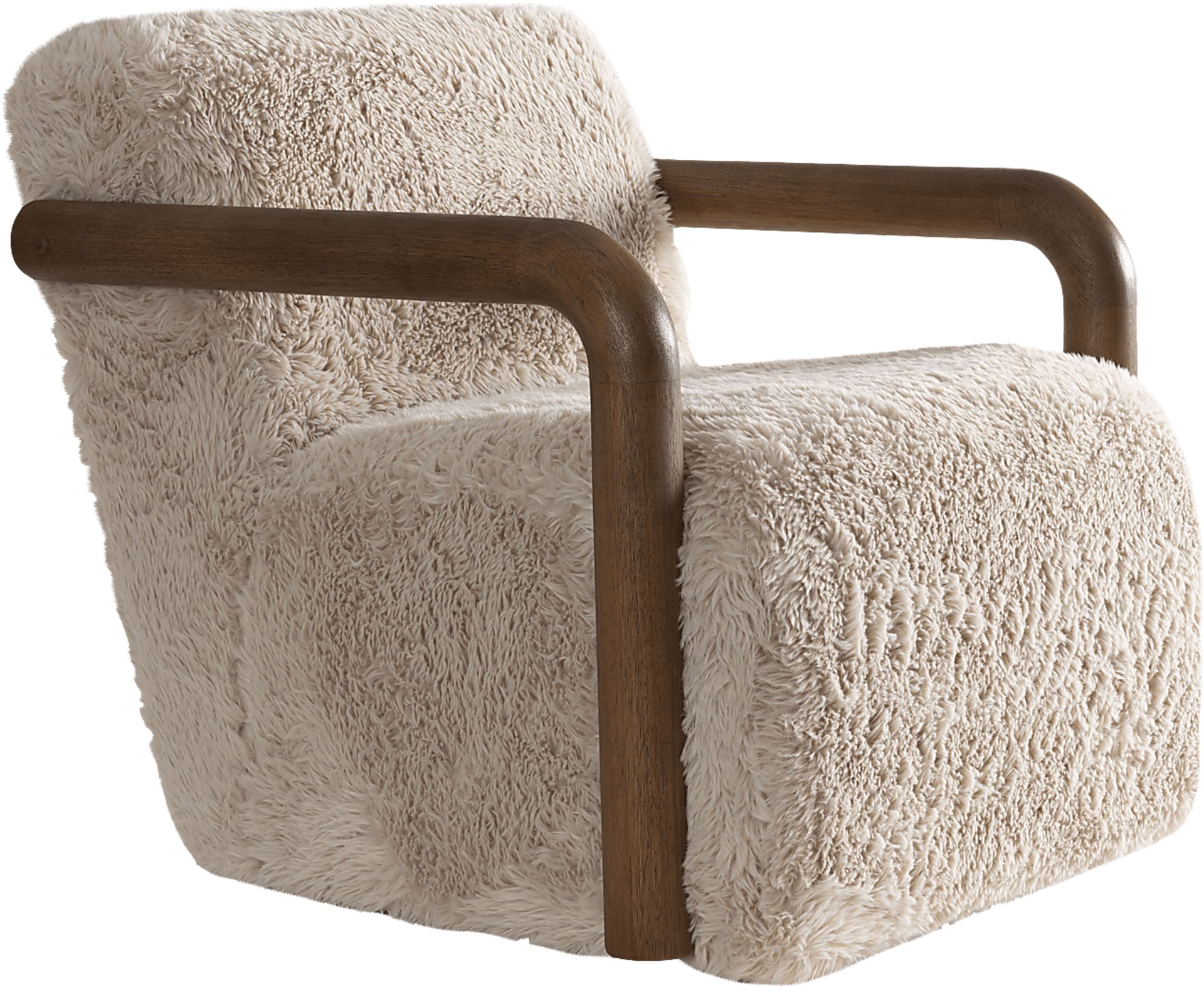 Tibet Beige Swivel Chair - Image 1