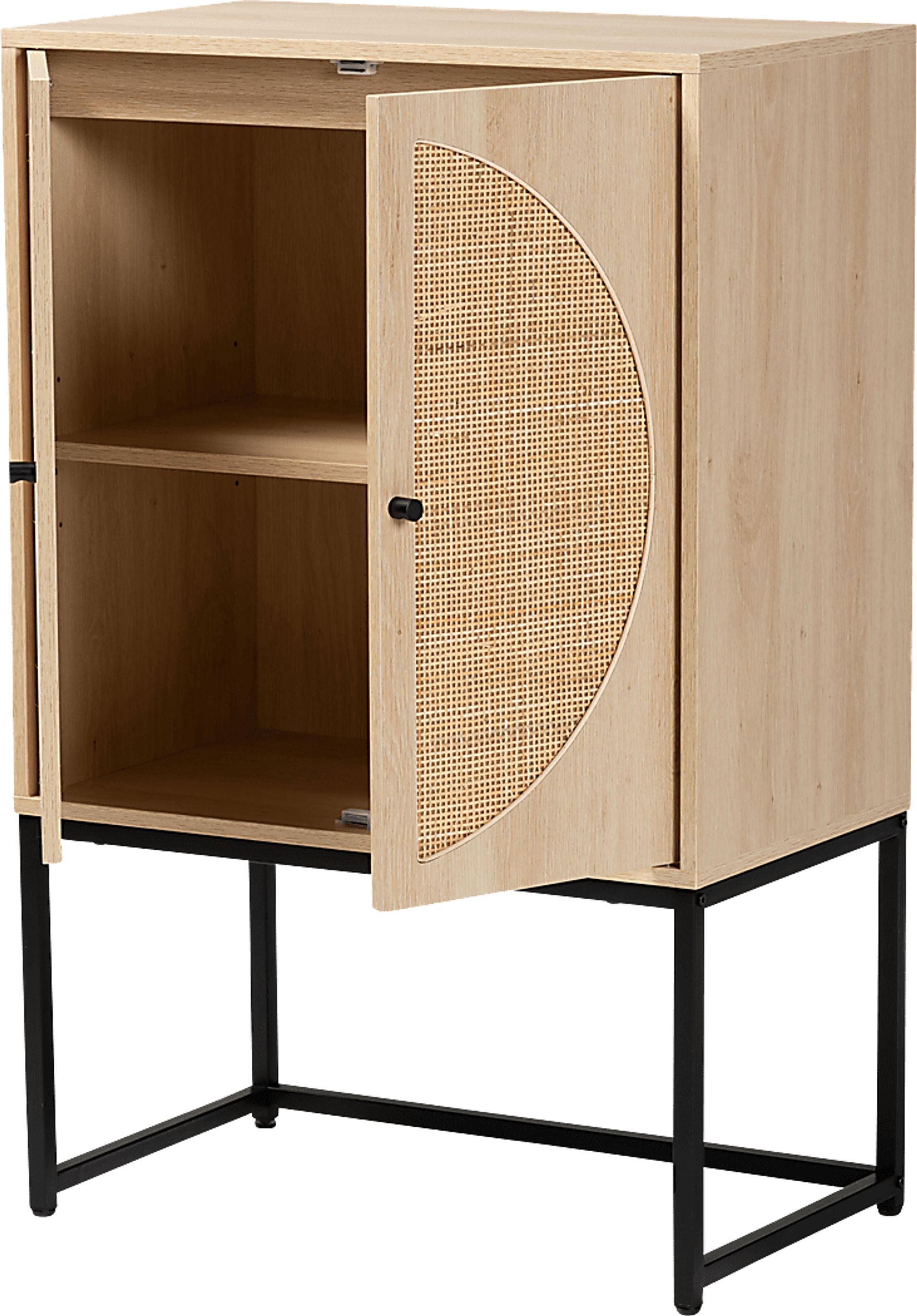 Tiche Light Brown Accent Cabinet - Image 2