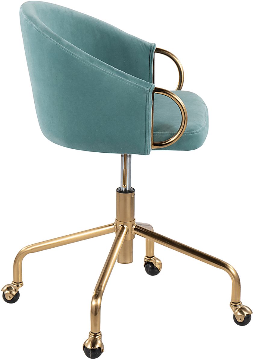 Tichester Blue Office Chair Rooms To Go