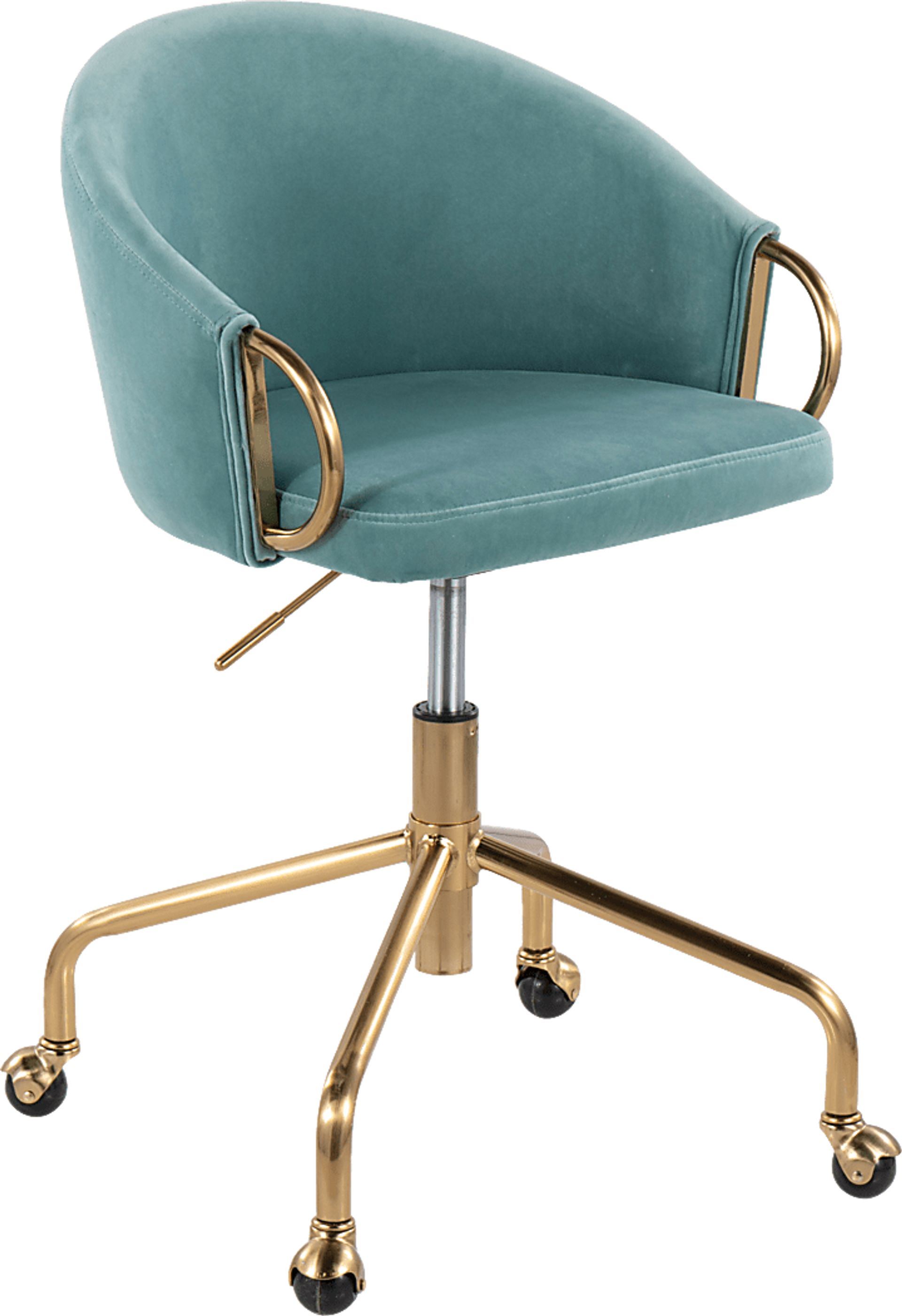 Tichester Blue Office Chair - Image 1
