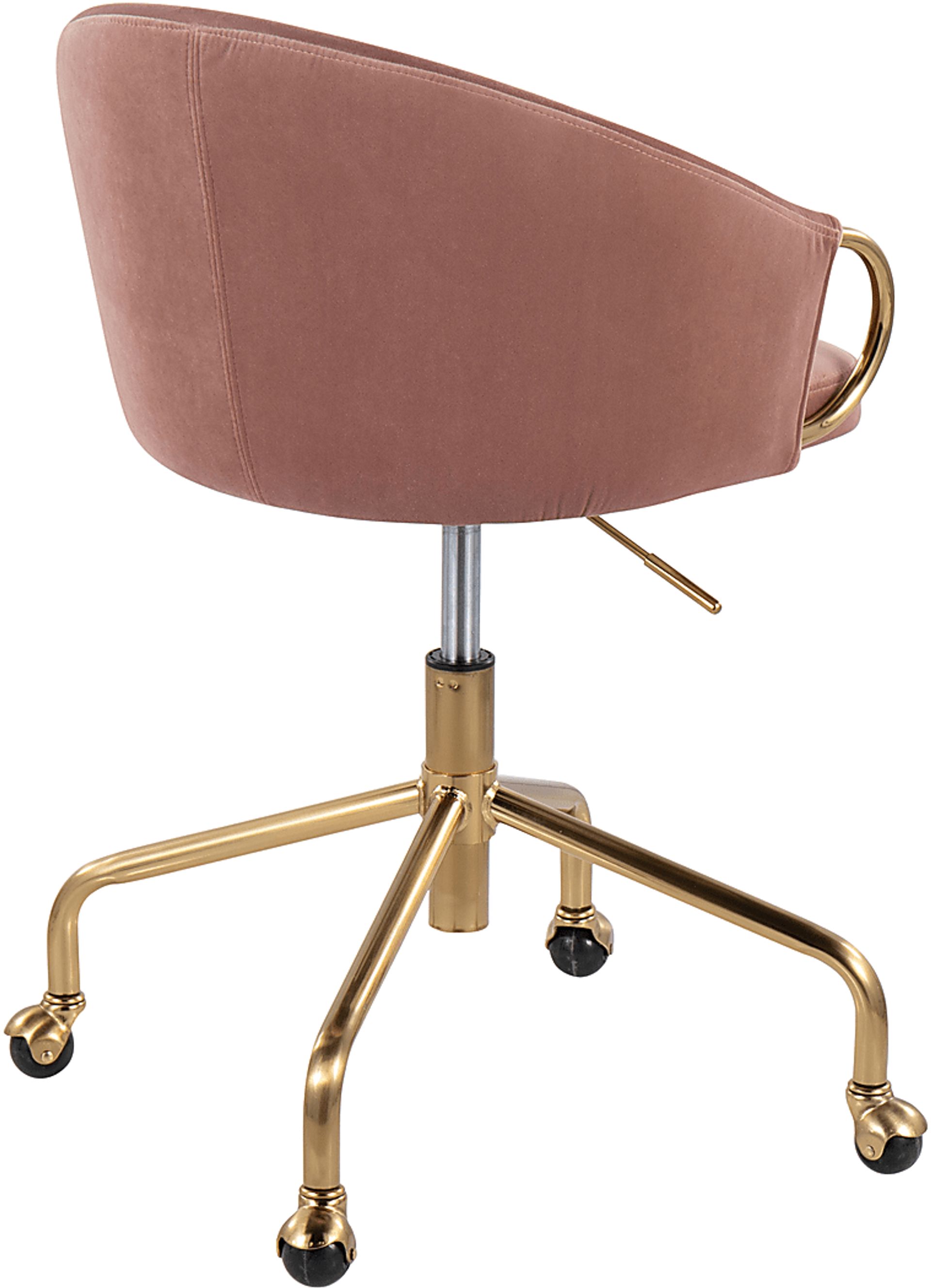 Tichester Blush Office Chair - Image 3