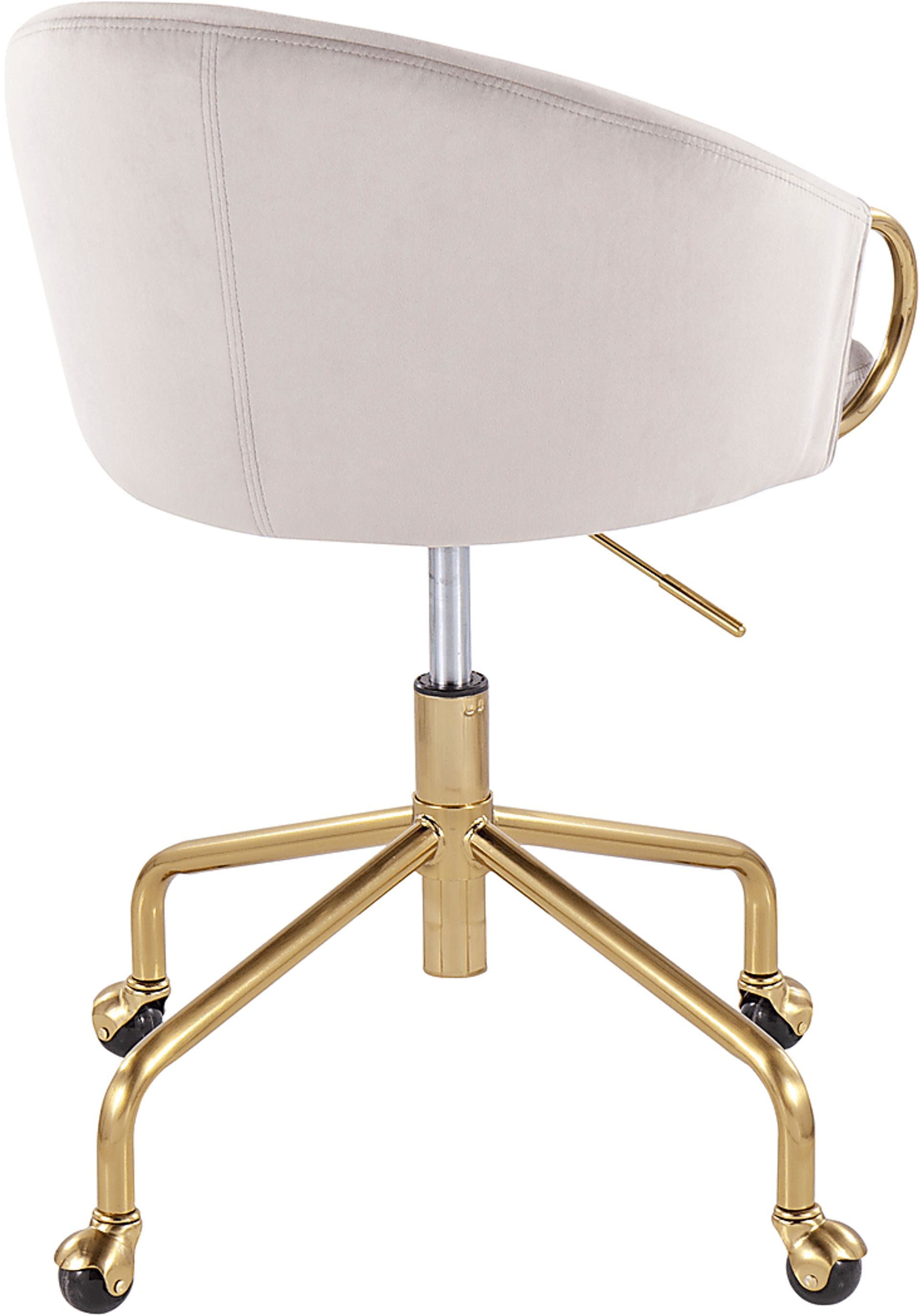 Tichester Silver Office Chair - Image 3