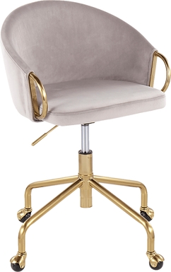 Tichester Silver Office Chair