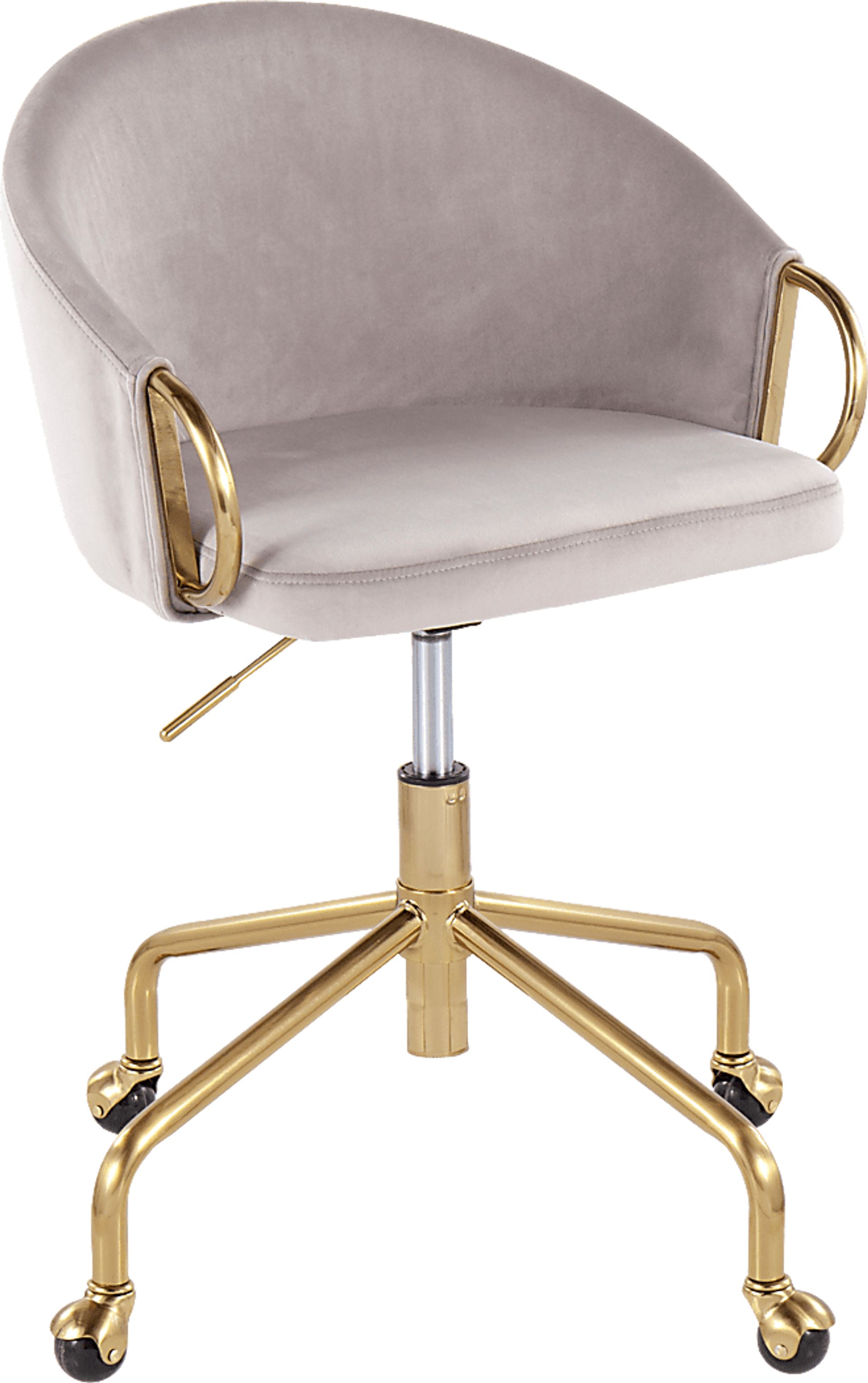 Tichester Silver Office Chair - Image 1