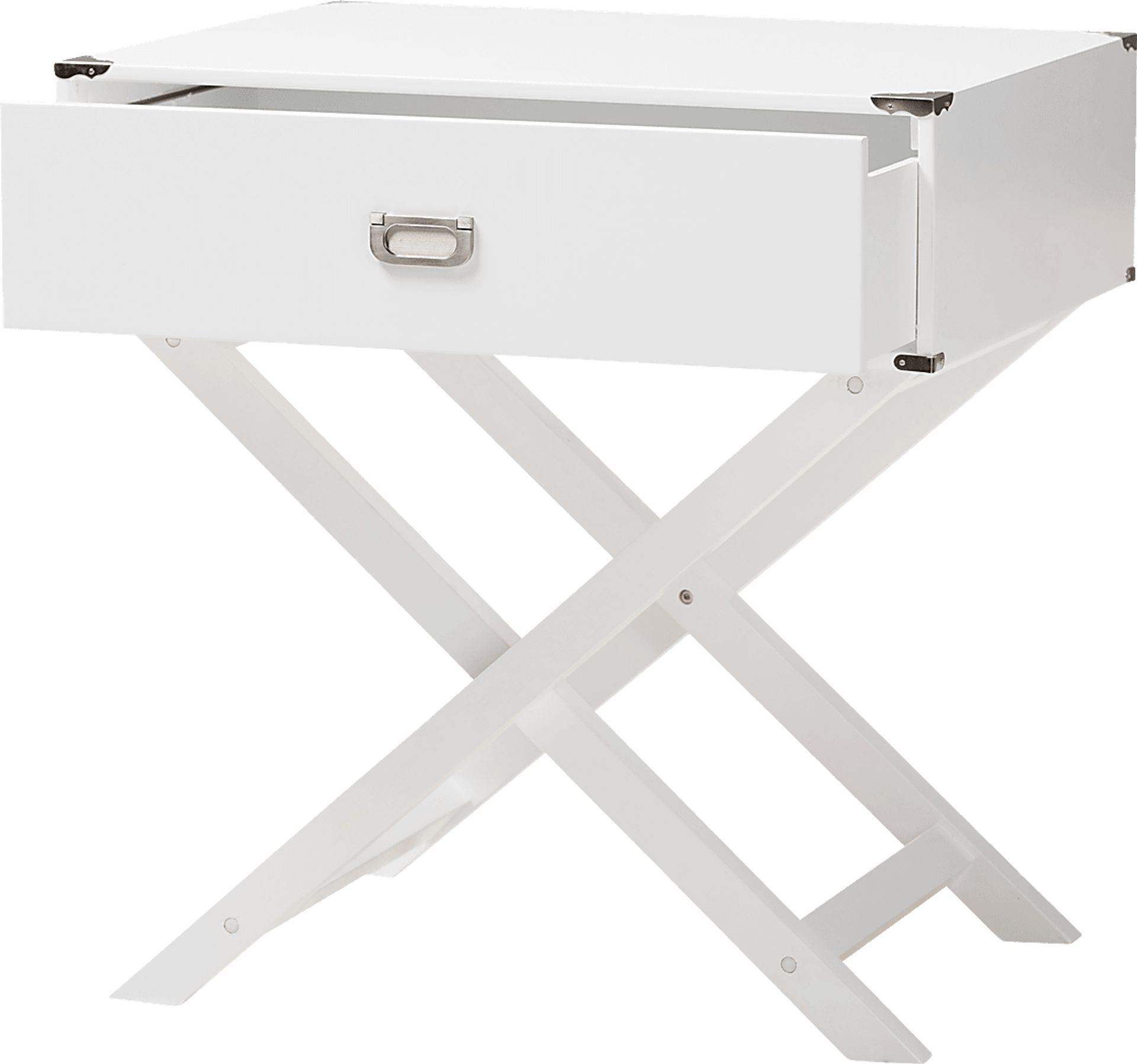 Tidustries White End Table - Image 5
