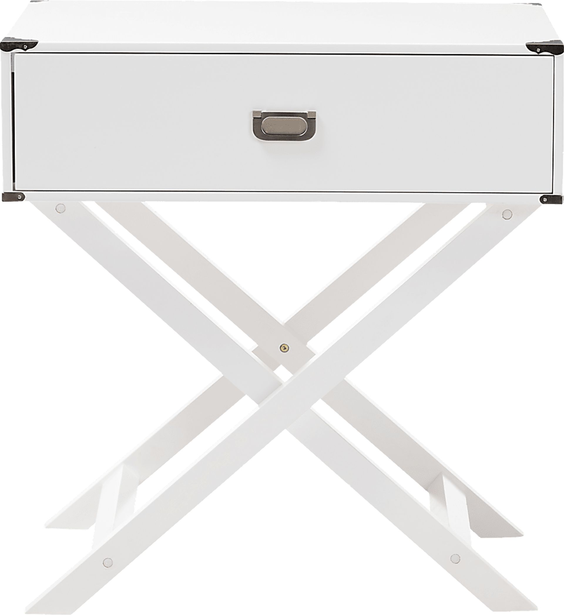 Tidustries White End Table - Image 6