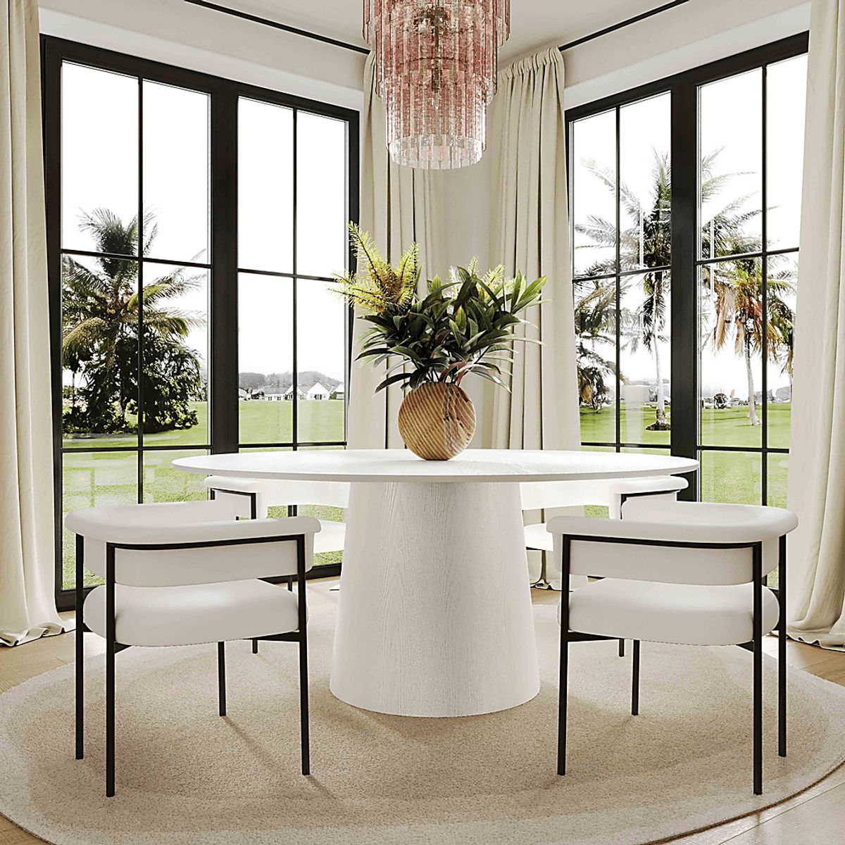 Tiemann White Colors,White Dining Table | Rooms to Go