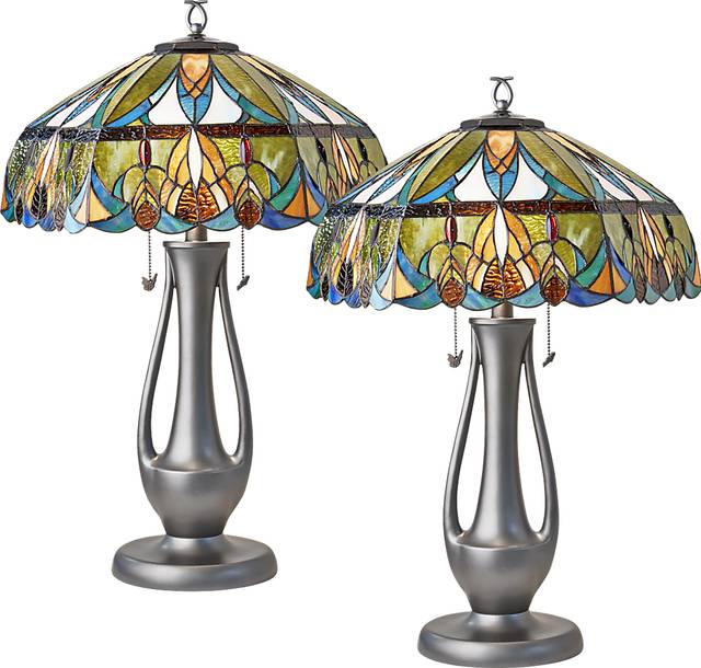 Tiersdale Tiffany Style Lamps - Set of 2 - Thumbnail - Image 1