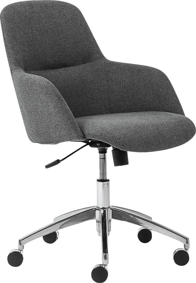 Tiffaney Dark Gray Office Chair - Thumbnail - Image 11