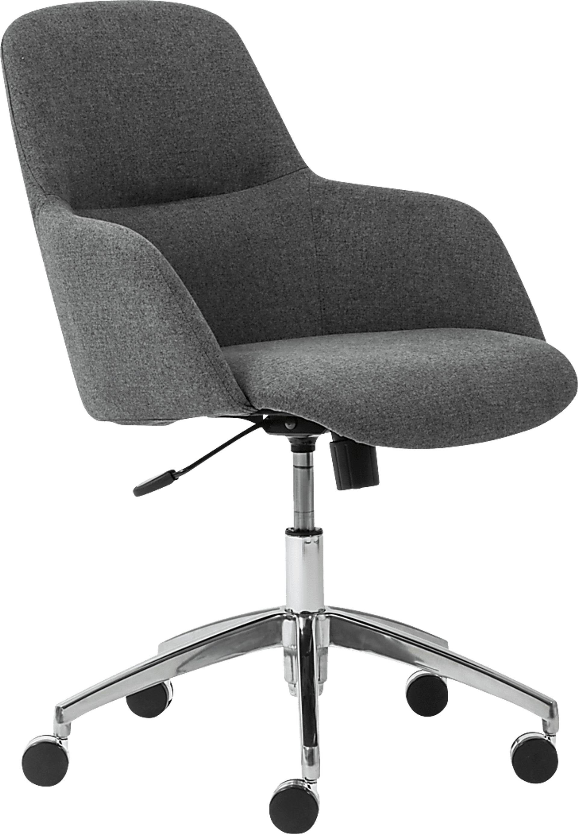 Tiffaney Dark Gray Office Chair - Image 11