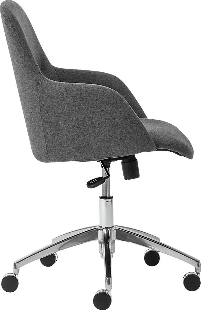 Tiffaney Dark Gray Office Chair - Thumbnail - Image 3