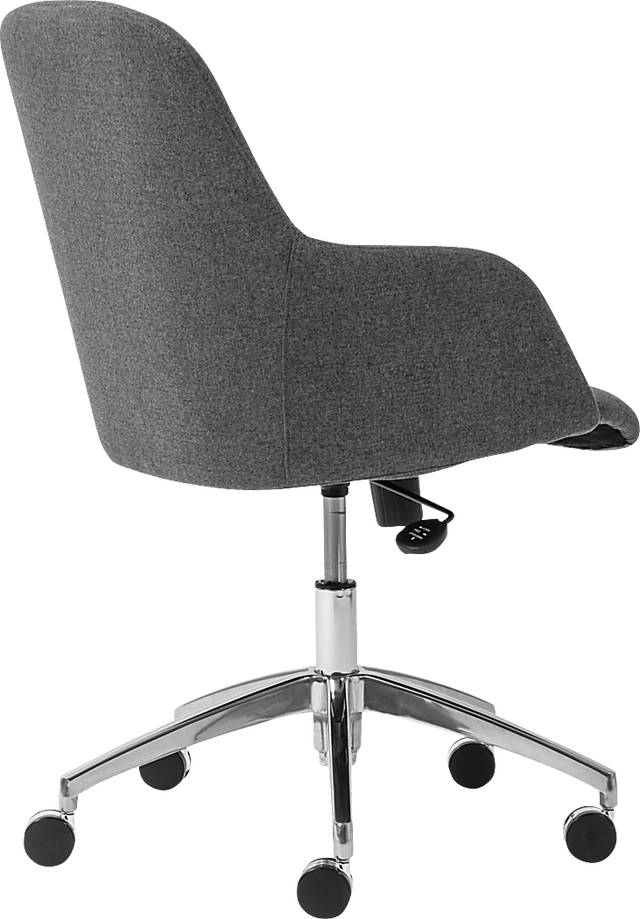 Tiffaney Dark Gray Office Chair - Thumbnail - Image 4