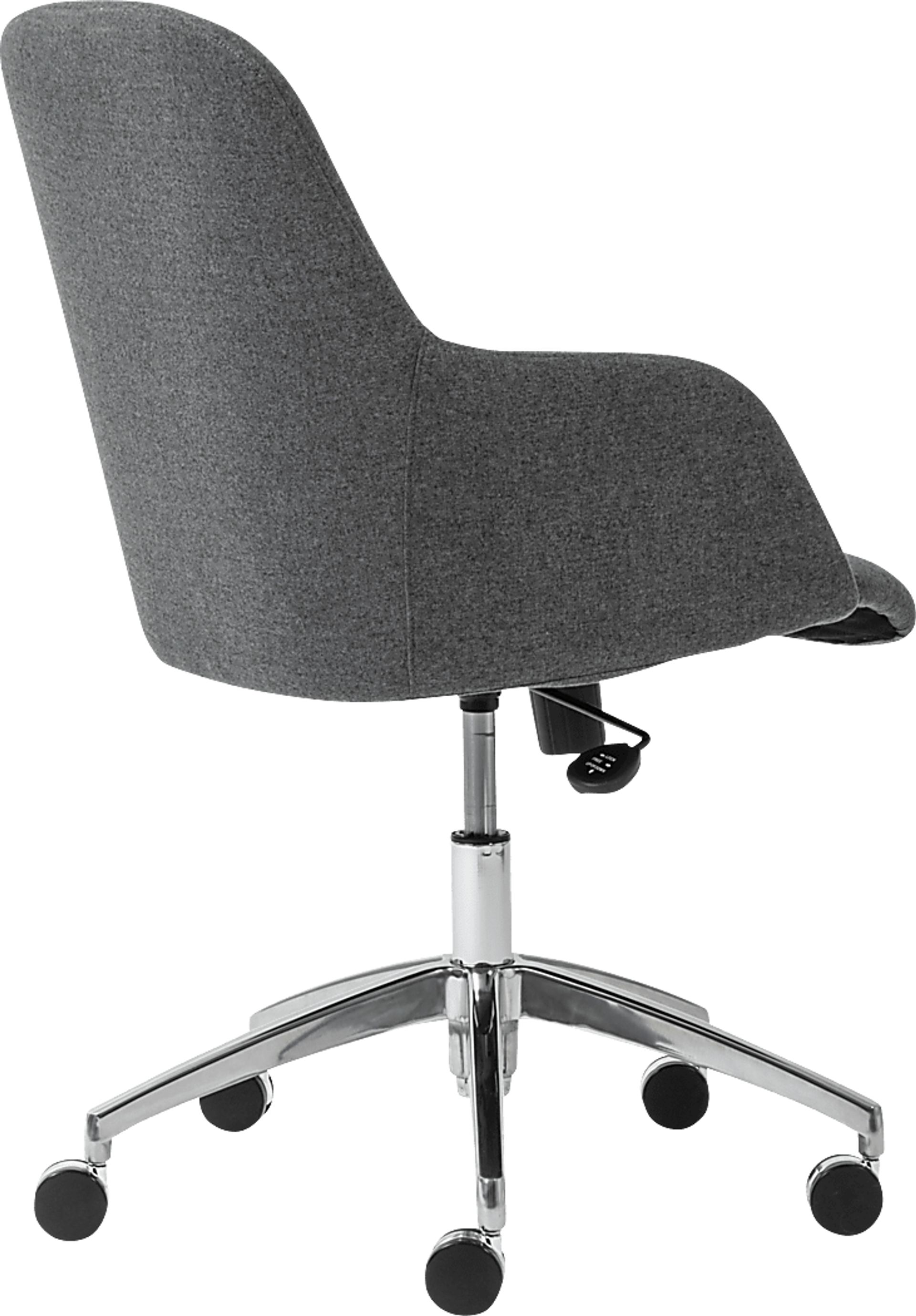 Tiffaney Dark Gray Office Chair - Image 4