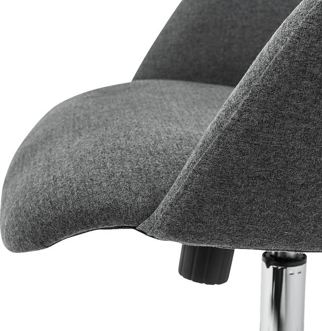Tiffaney Dark Gray Office Chair - Thumbnail - Image 9