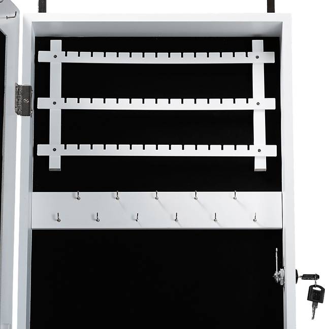 Tifford White Hanging Jewelry Armoire - Thumbnail - Image 5