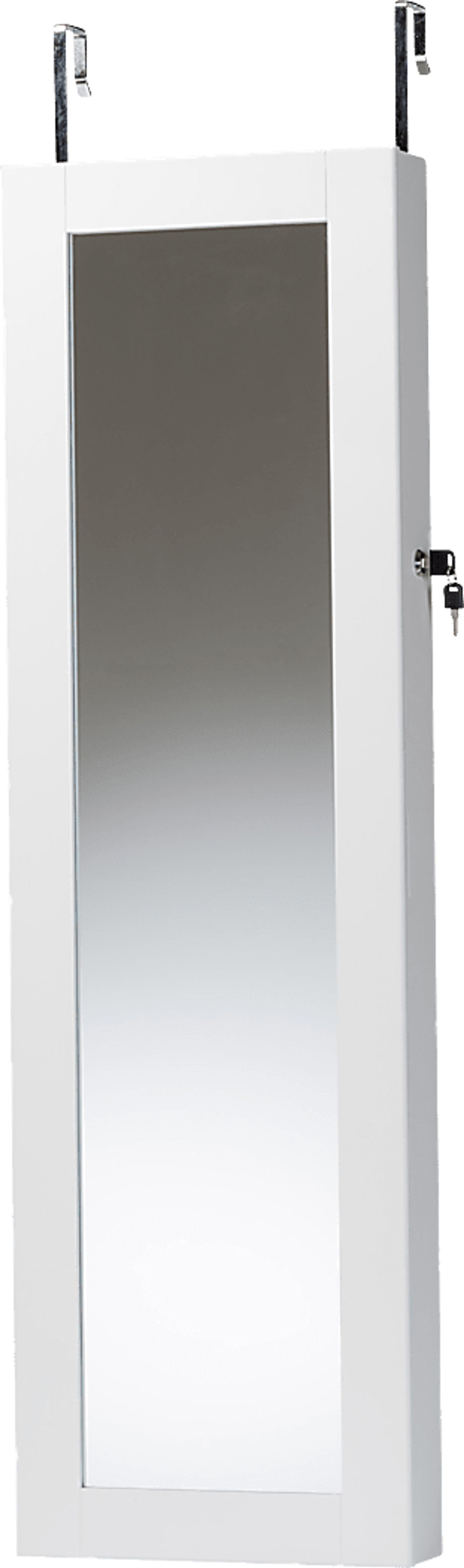 Tifford White Hanging Jewelry Armoire - Image 1
