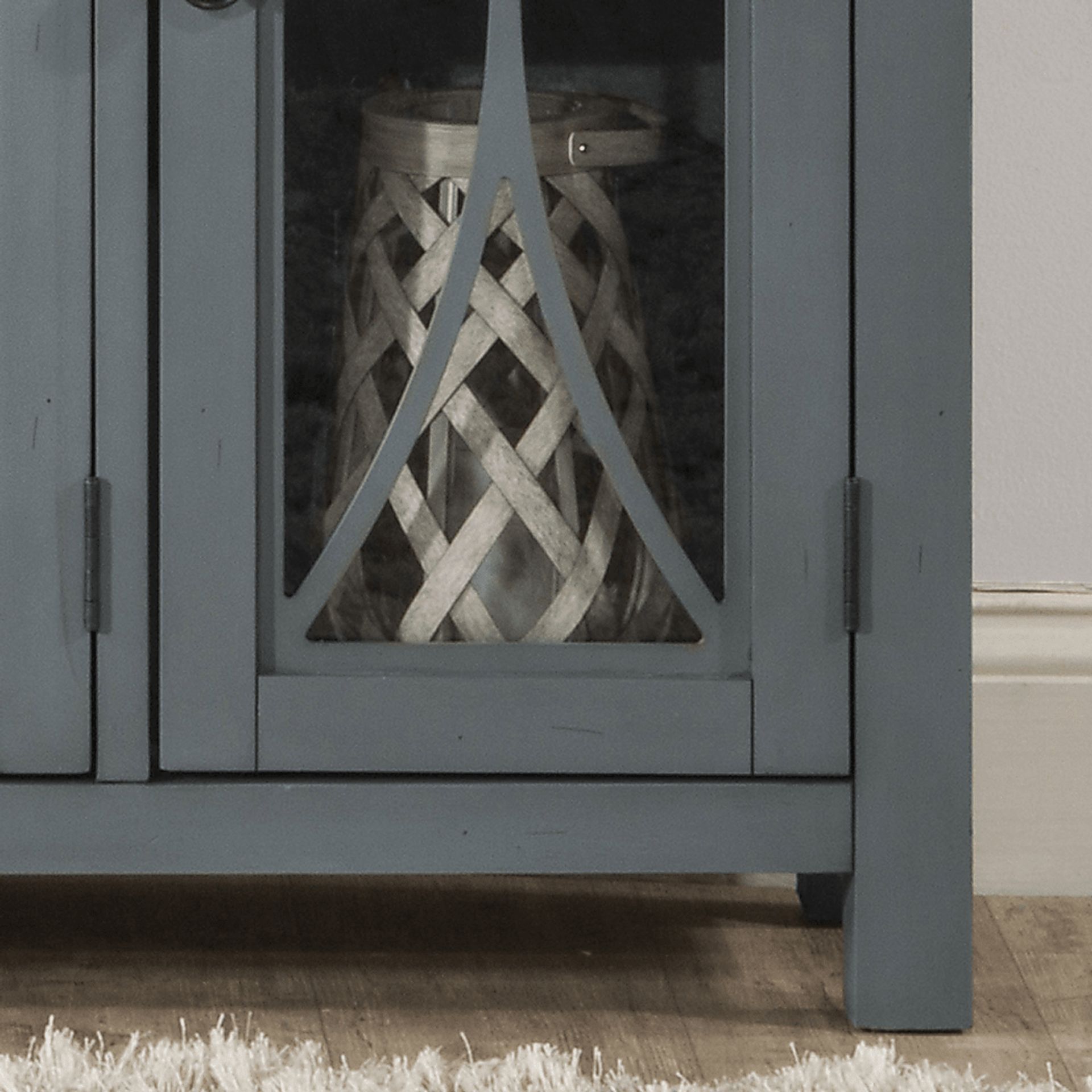 Tiflin Blue Two Door Accent Cabinet - Image 2