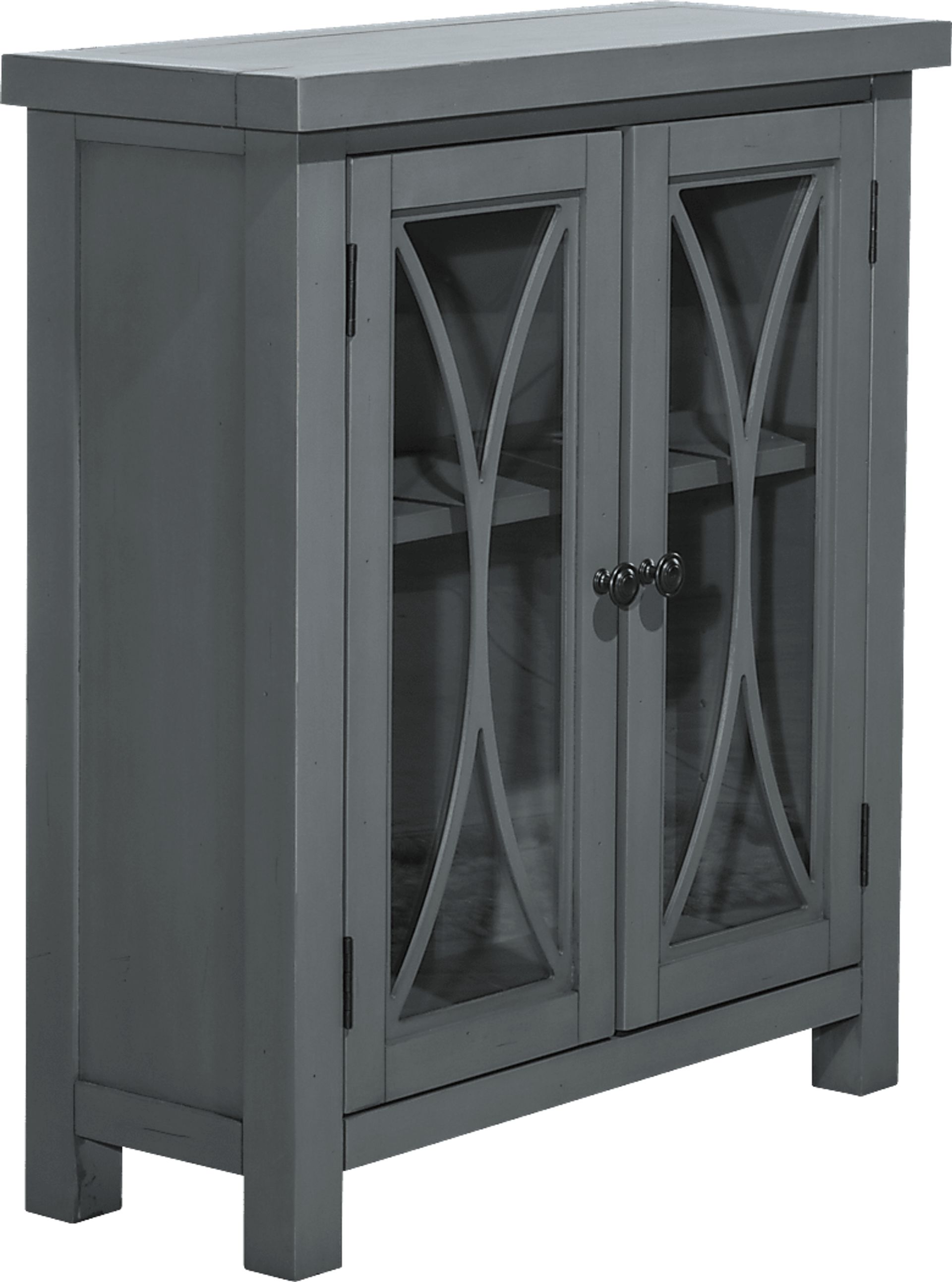 Tiflin Blue Two Door Accent Cabinet - Image 1