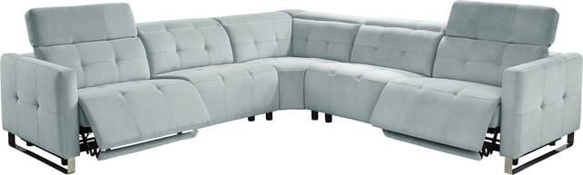 Tifton Park Aqua 5 Pc Dual Power Reclining Sectional - Thumbnail - Image 4