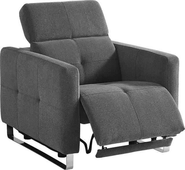 Tifton Park Gray Dual Power Recliner - Thumbnail - Image 3