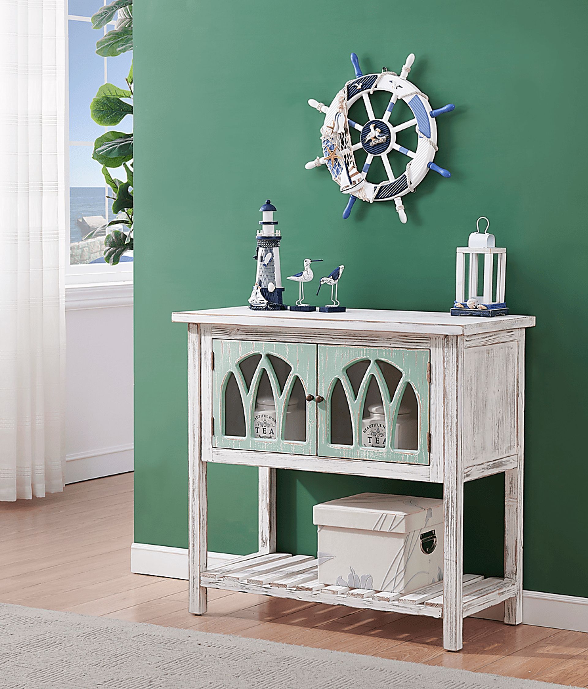 Tifton White Console Table - Image 4