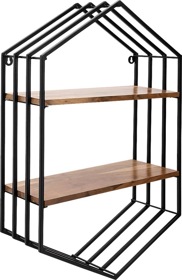 Tiftonia Brown Wall Shelf - Thumbnail - Image 3