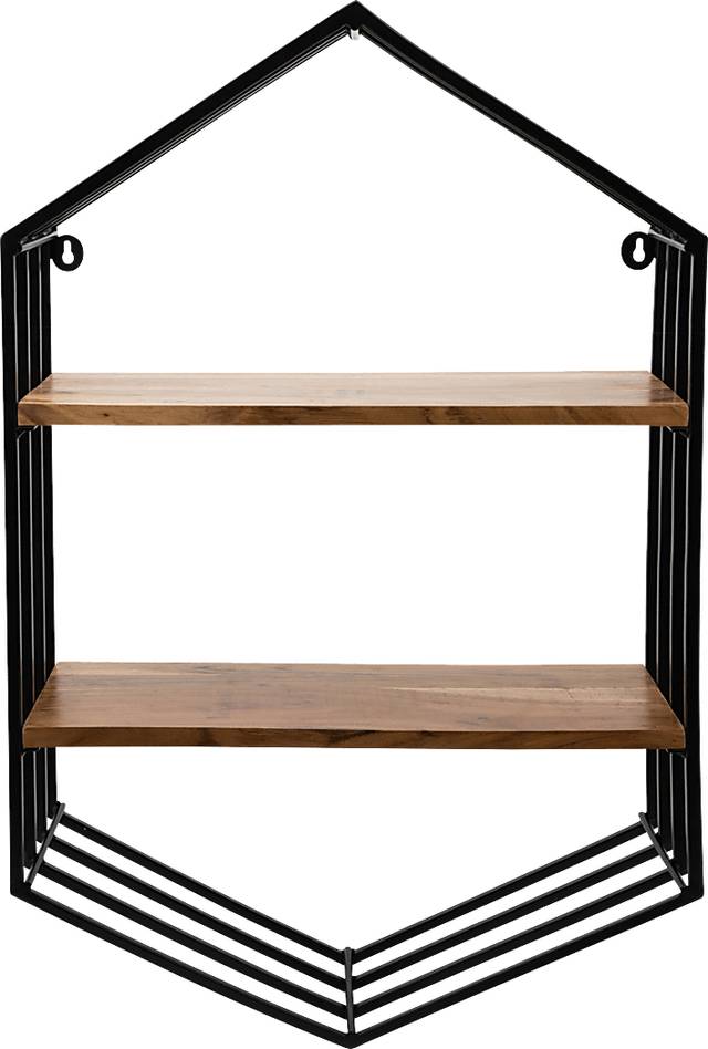 Tiftonia Brown Wall Shelf - Thumbnail - Image 1