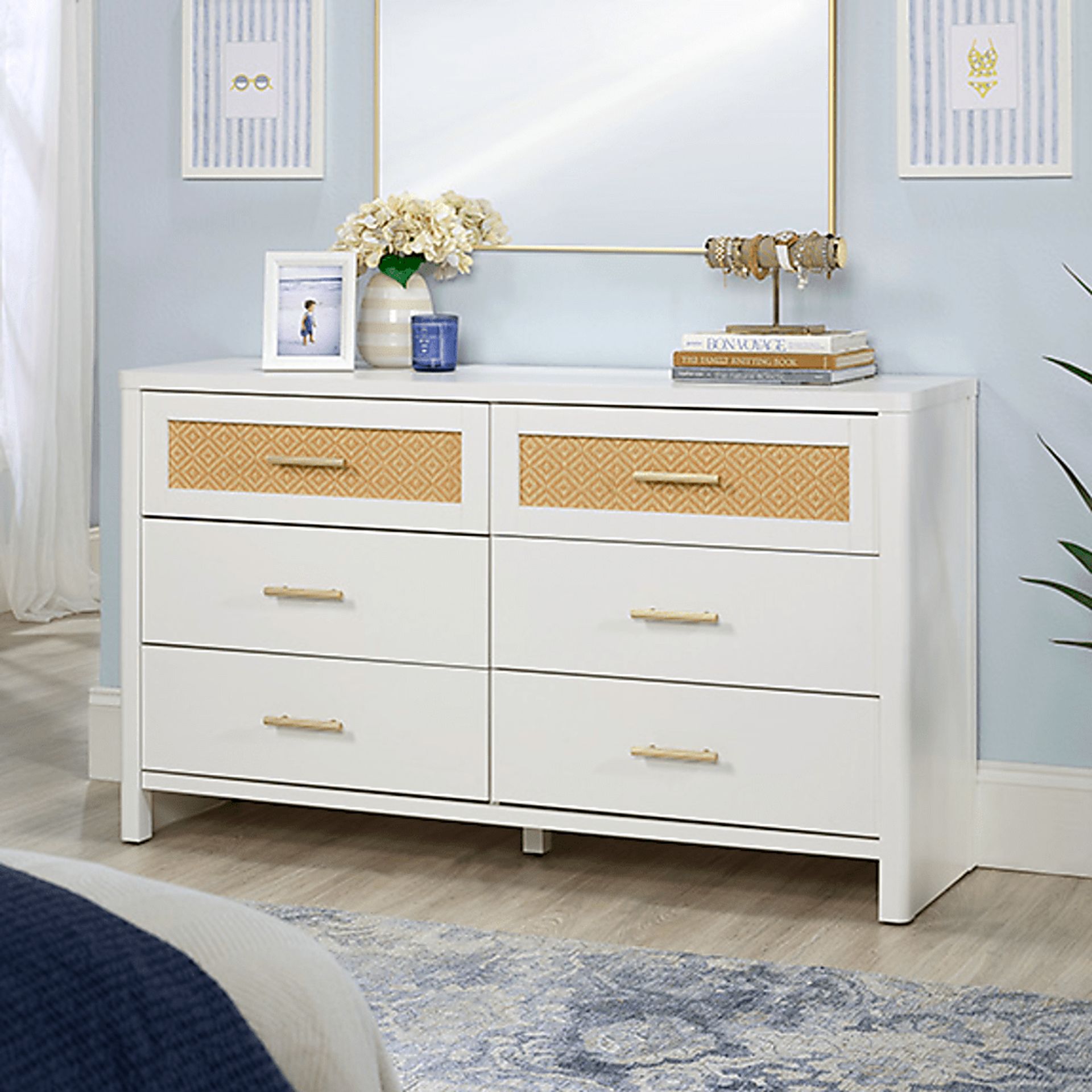 Tigerbank White Dresser - Image 2