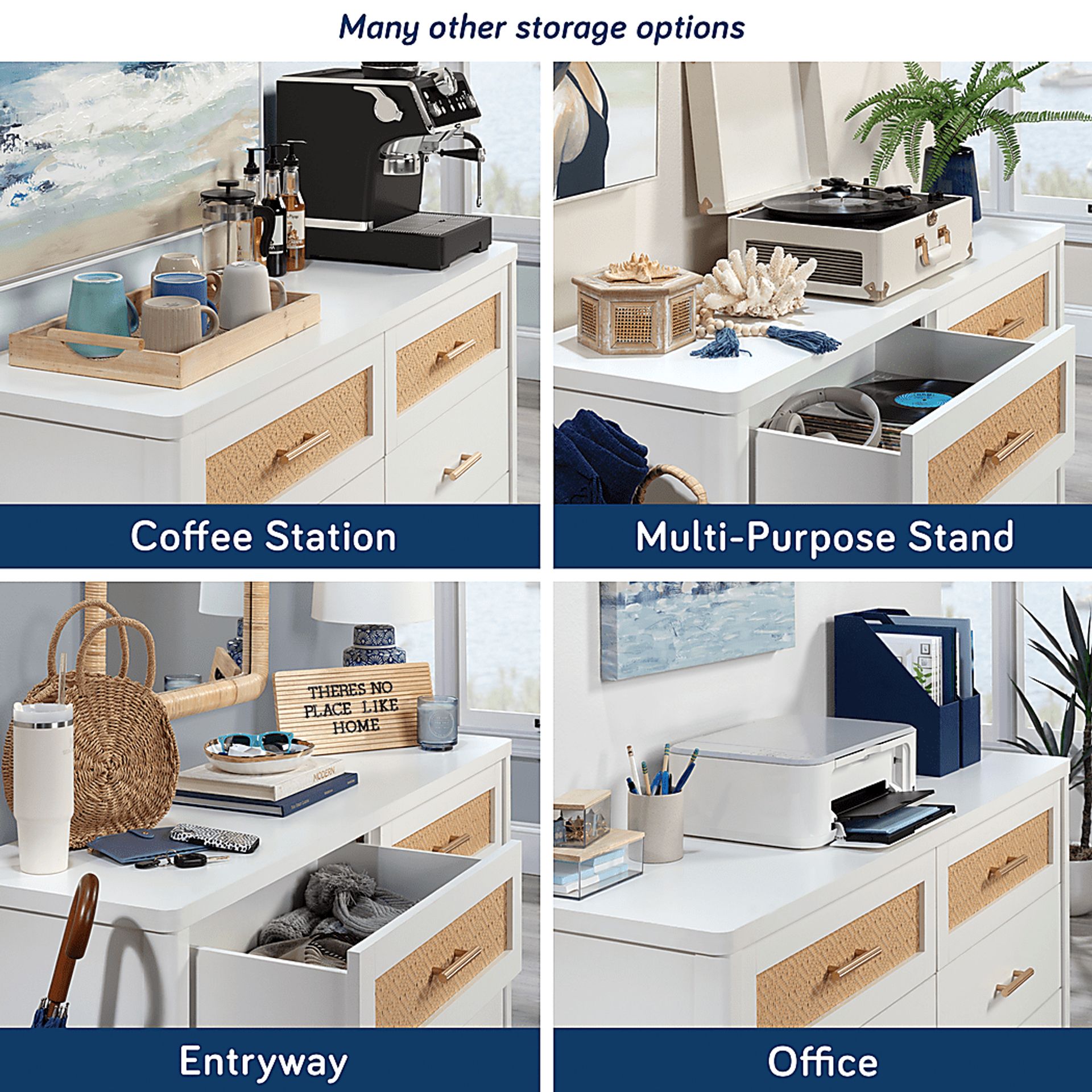 Tigerbank White Dresser - Image 3