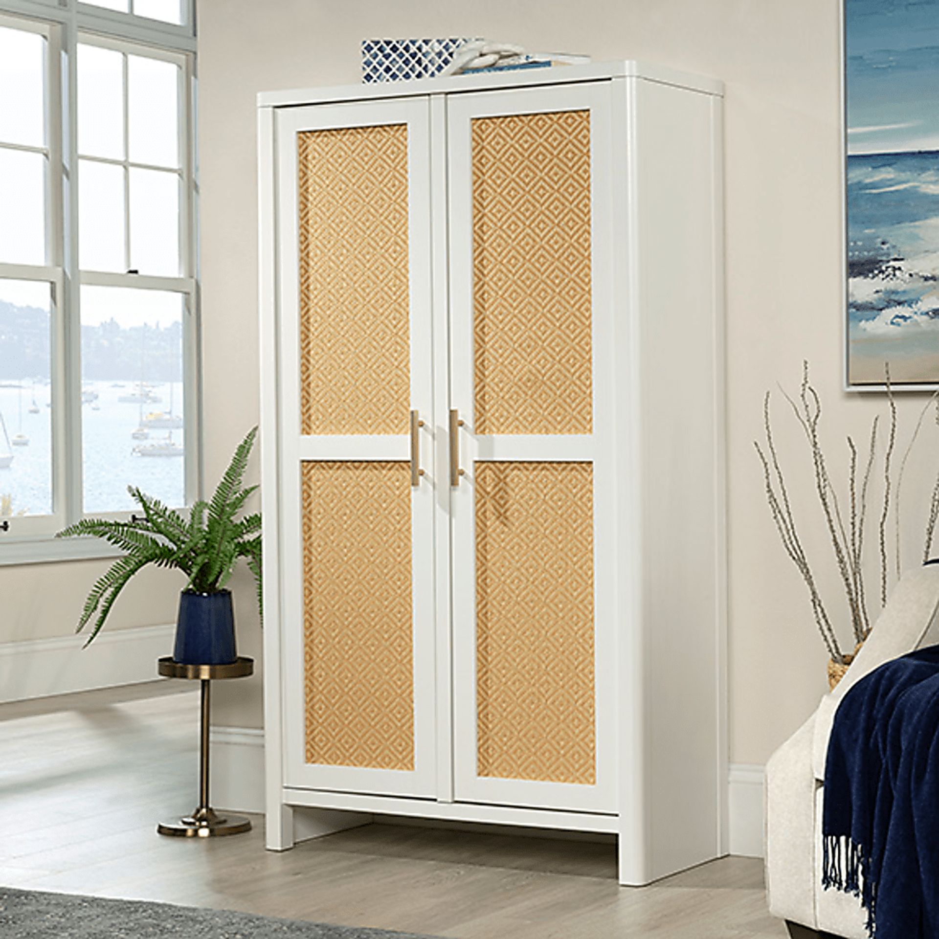 Tigerbank White Storage Cabinet - Image 2