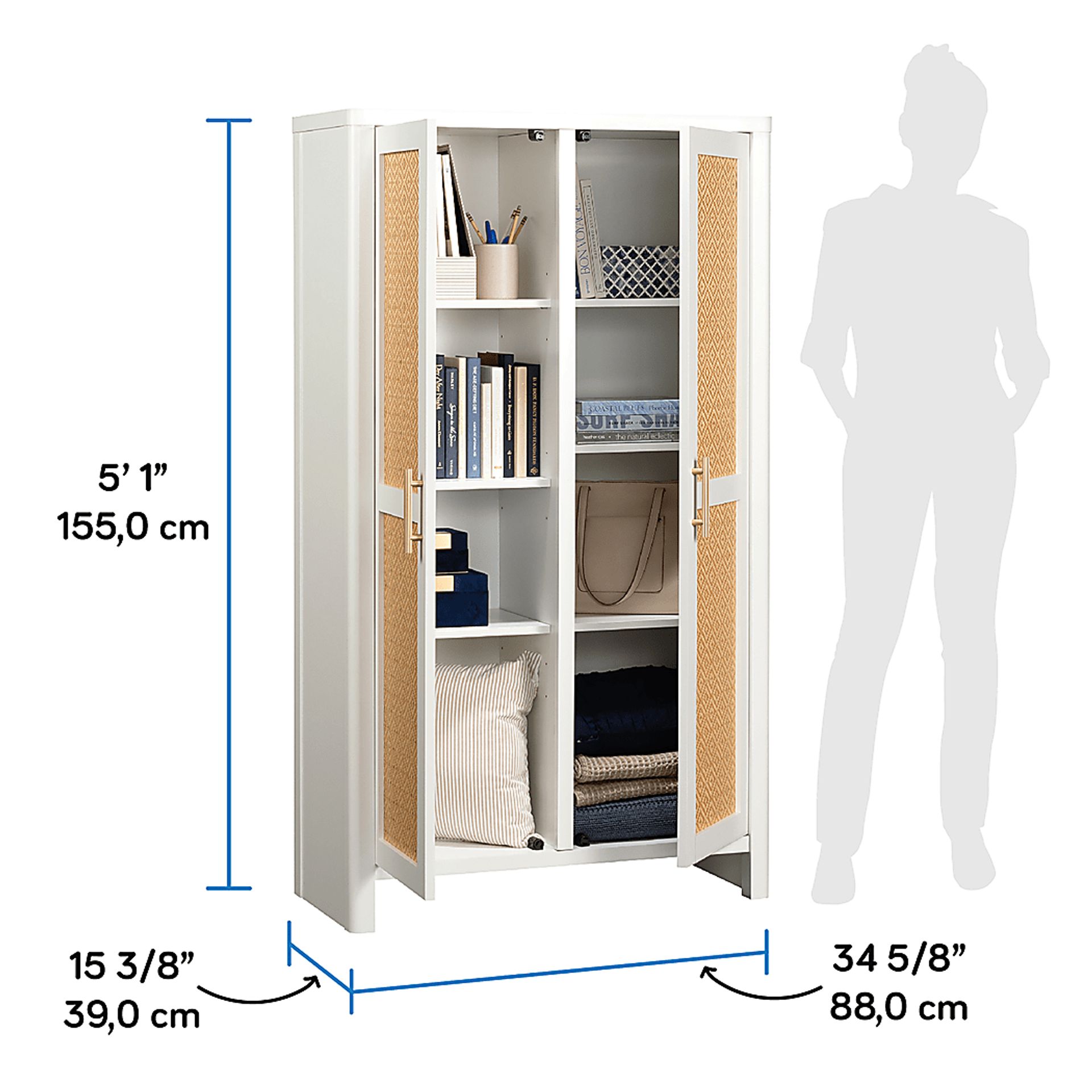 Tigerbank White Storage Cabinet - Image 5