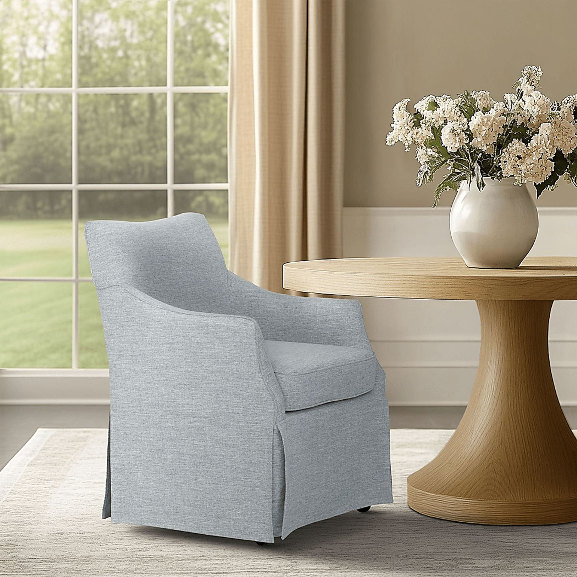 Tigerfly Blue Arm Chair - Image 2