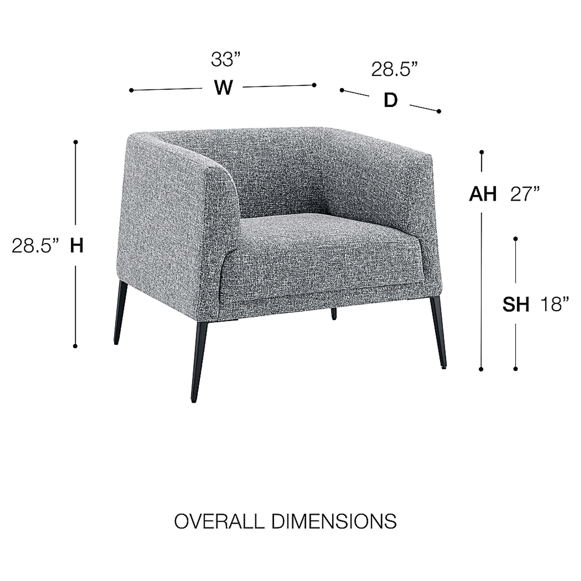 Tigerhouse Gray Accent Chair - Image 2