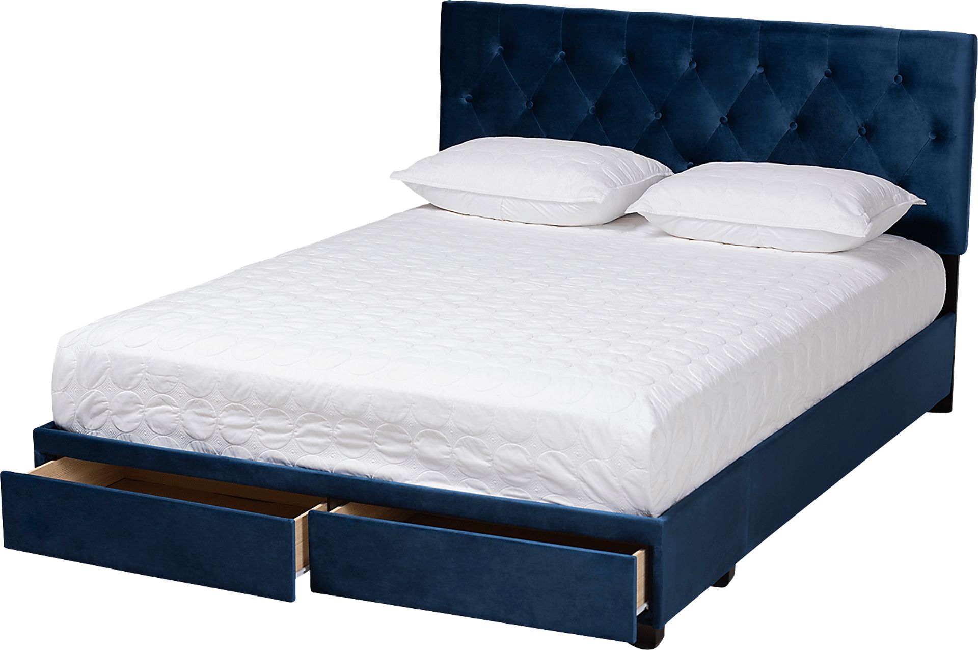 Tigertube Navy Queen Storage Bed - Image 9